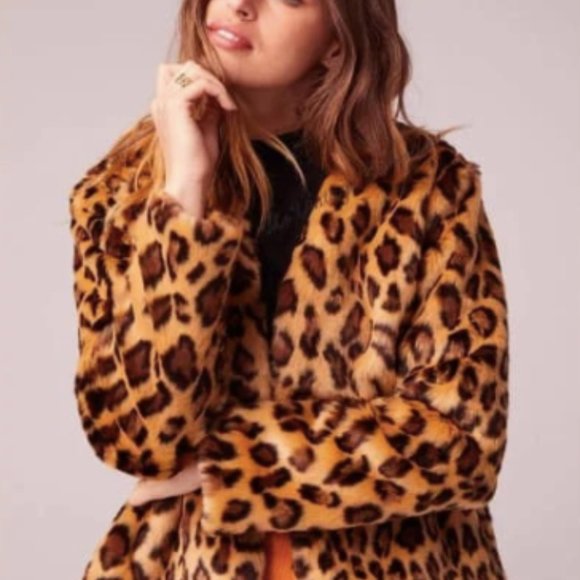 NWT Band of Gypsies | Faux Fur Coat - Picture 3 of 4